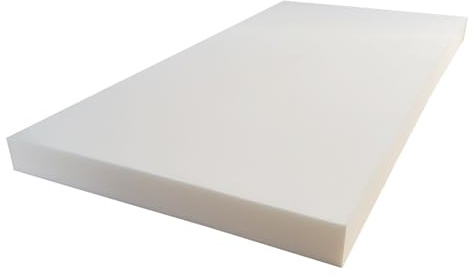 All4All Gommapiuma per Imbottitura - Materasso - Spugna per Divani, Divani Seduta- Alta Densità - 80x200x11cm - Medio-duro D 25/44
