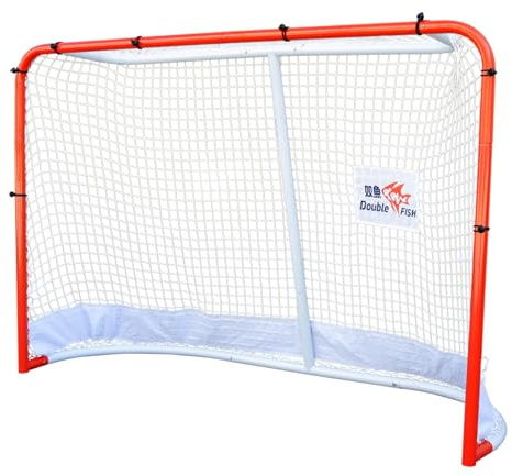 Premium Steel Street Hockey Goal Nets 72x48 Indoor/Outdoor, Durable & Portable with Reinforced Net and Easy Assembly