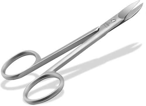 Fußnagelschere für Starke und Dicke Fußnägel Nagelschere mit scharfem und präzisem Schnitt Pediküre Schere aus rostfreiem Edelstahl zum Schneiden von Fußnägeln 10,5 cm