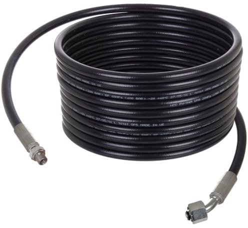 Tubo flessibile prolunga ad alta pressione TECHKAR 200 bar, lunghezza 10 m, compatibile con idropulitrice PARKSIDE PHD, filettatura M14