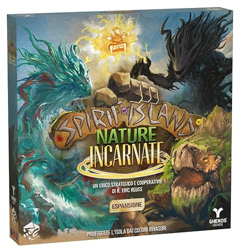 Spirit Island: Nature Incarnate - kooperativt brädspel för vuxna och ungdomar från 14 år - 1–6 spelare - 90 min - italiensk utgåva (Expansion)