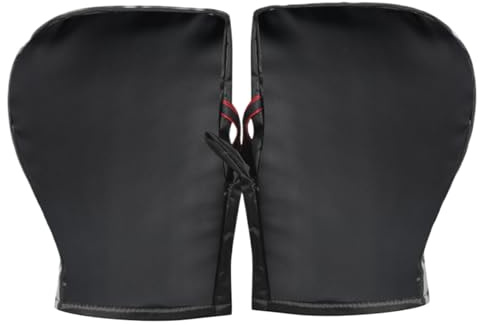 Hobngmuc Guanti da manubrio, caldi e antivento, isolanti, impermeabili, per l'inverno, mountain bike, ciclismo su strada, ebike, scooter, uomini e donne