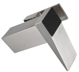 Ljus lyx vattenkraft och temperatur digital display badrum handfat kran (silver ingen botten)