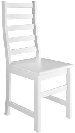 Erst-Holz Weißer Stuhl Eris Küchenstuhl Massivholzstuhl Esszimmerstuhl 90.71-21 W