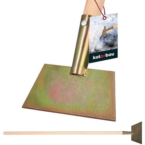 KOTARBAU® Raschietto per ghiaccio zincato, 150 mm, con manico in legno