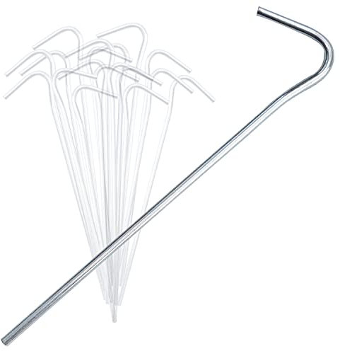 50x Hering Zelthering 20 cm lang Felsnagel Steinnagel Erdnagel Stahl Nagel Zeltnagel Zeltpflock Bodennagel Erdspieß