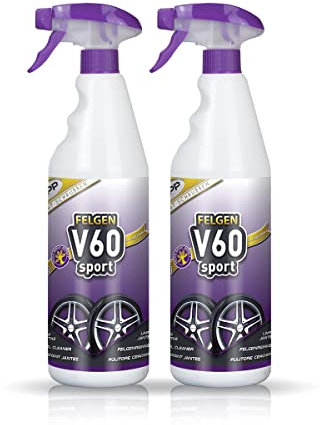 Sisbrill V60 Sport Felgenreiniger - neutral und sicher - Gecko Spray Version - 2 Einheiten