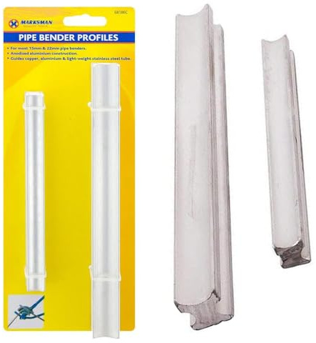 2Pc Piper Bender Guides - Manufactured from Robust Aluminium, Plumbing Tool, Plumbers Tubes | Fits Monument Multibender & 15mm and 22mm Pipe Benders | Strong & Long Lasting