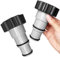 2 adattatori per tubi per piscina, adattatore per tubo flessibile con filettatura interna da avvitare, per tubo da piscina Ø 32 e 38 mm