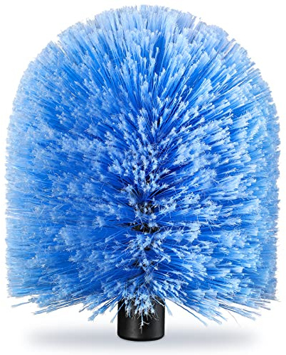 VITEVER Twist-On Cobweb Duster Head Brush, Fits Standard 3/4 inch Threaded Poles, Attachment Spider Web Duster Brush for Outdoor & Indoor Cleaning