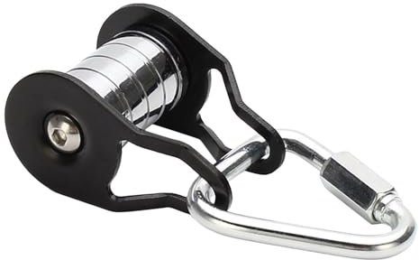 Slaackline remskiva – Slider -remrulle, stål-slider-remskiva | Stark bärande, robust reprulle, stål-reprulle, funktionell sliderrulle, slider-lacklinjer