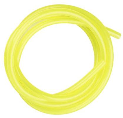 Tuyau d'Essence 3x6mm Jaune 1m pour Tronçonneuse, Débroussailleuse, Souffleur, Coupe-Bordure (1 Pièce)