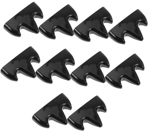 DIYEAH 10st Bergstifthalter Pinselhalter Sumi-pinsel Kalligraphie Kalligrafie-zubehör Bürstenrest Bürstenhalter Für Chinesische Kalligrafie Bürstenhalter Aus Keramik Black Plastik