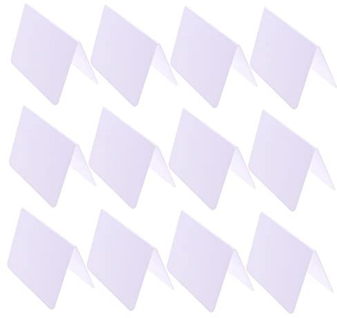 LAPYAPPE 12piezas Mini Pizarras Decorativas Para Escribir Tableros De Precio De Uso Fiestas y Restaurantes Diseño Estable y Ligero