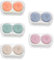 VONJUMA 5 Pcs Étuis À Lentilles De Contact Boîtes À Lentilles De Contact Anti-Fuite Coloré Étui De Lentilles De Contact Lentilles De Contact Stockage Annuel Pour La Maison Et Les Voyages