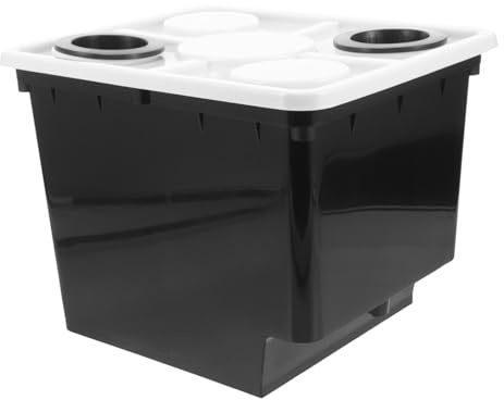 MOBUTOFU Hydroponic Vegetable Planting Basket Soilless Cultivation Bucket Plastic Greenhouse Planter Drainage System for Indoor Herb Growth