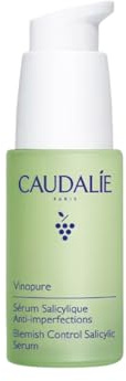 Caudalie Vinopure Siero all'Acido Salicilico Anti-imperfezioni – Niacinamide, Gluconolattone PHA, Polifenoli d'Uva, Pelli Miste e Grasse, 97% Origine Naturale, Senza Profumo, Vegano, 30 mL