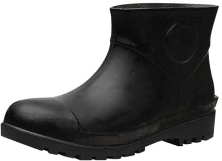 Generisch Men's Rain Boots Non-Slip Wellington Boots Half Height Women's Rain Shoes Waterproof Wading Boots Low Heel Ankle Boots Outdoor Hiking Boots Lightweight Ankle Boots Summer Short Boots, c, 8.5