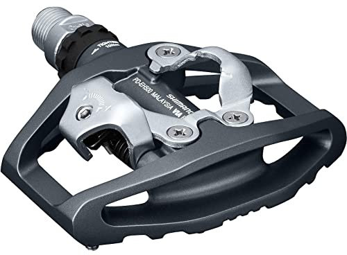 SHIMANO PD-EH500 Pedale mit tiefgrauen SM-SH56 2020 Dirt Bike Pedalen