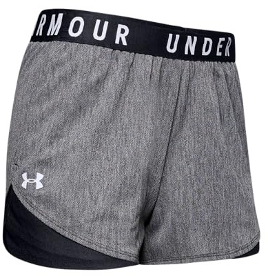 Under Armour Damen Play Up Twist 3.0 Atmungsaktive Sporthose, Komfortable Sportshorts Mit Loser Passform, Schwarz, XS EU