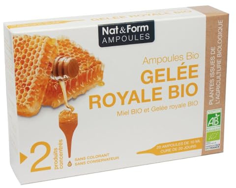 Nat&Form Gelée Royale bio 20 ampoules
