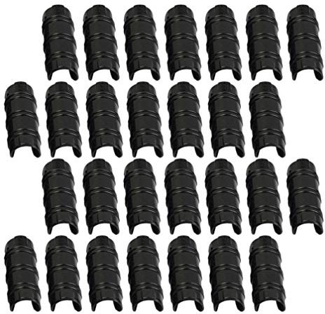 YARNOW Lot De 30 Clips De Fixation, Colliers De Serrage En Plastique Pc Pour Tuyaux De 20 mm, Idéal Pour Fixer Bâches, Filets Et Films