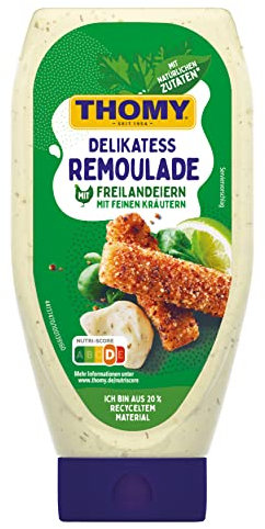 THOMY Delikatess-Remoulade - Squeeze-Flasche, 1er Pack (1 x 500ml)