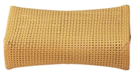 Folpus Almohada para reposacabezas de sauna, respaldo de sauna, soporte cervical de ratán sintético, tejido transpirable, para baño de y ducha, L