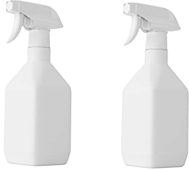 TOPPERFUN Pulverizador para Plantar en Balcones de 300ml, Botella de Spray de Plástico Pe Blanco para Regar Flores y Humectar el Cabello, Adecuado para Baño y Peluquería, Pack de 2 Piezas