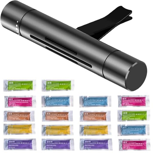 Autoduft Set, Auto Duft Innenraum-Duftspender Mit 18 Duftstäbchen, Auto Lufterfrischer, Lufterfrischer Auto, Duft Auto Innenraum, Für Auto Lüftung, Auto Zubehör Innenraum ﻿