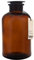 Kuishi 1 Liter Braunglas Aufbewahrungsglas, mit Deckel, 45% recyceltes Glas, Apothekerglas, wiederverwendbar - umweltfreundlich - moderne Wohnkultur - Pulverglas