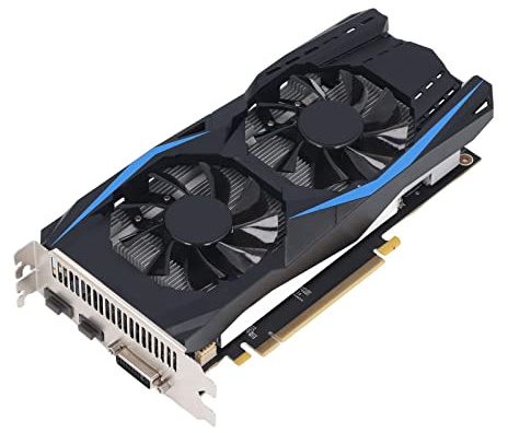 VBESTLIFE Graphics Card, 2GB 128bit GDDR5 DVI, DP, HDMI, Dual Cooling Fan, PCI Express 3.0 x 16, 1114MHz 6612MHz
