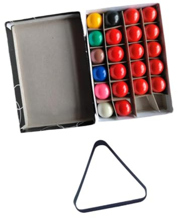predolo Lot de 22 Mini Boules de Billard pour Enfants, Accessoires de Table de Billard, Ensemble de Boules de Snooker pour salles de Jeux et Tournois
