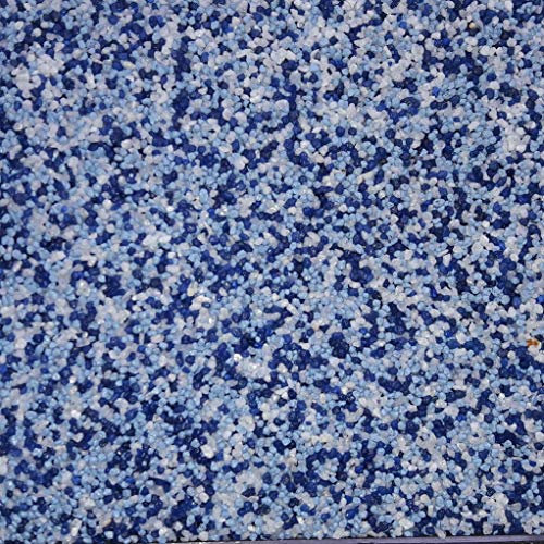 Buntsteinputz Mosaikputz 1-2mm SOP79 Weiß/Hellblau/Dunkelblau - Hergestellt in Bayern -