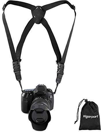 Vigorport Camera Harness Strap for Binoculars Rangefinder Compatible with Canon Nikon Sony DSLR