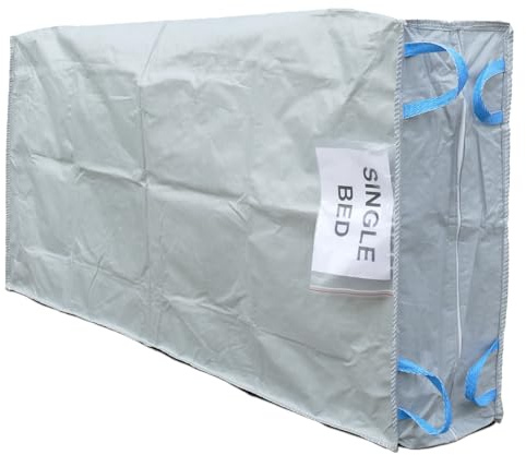 Mattress Moving Bag - HEAVY DUTY - Choose your SIZE - Thick Industrial Grade Mattress Bag with Handles - Mattress Storage & Moving Bag (Single)