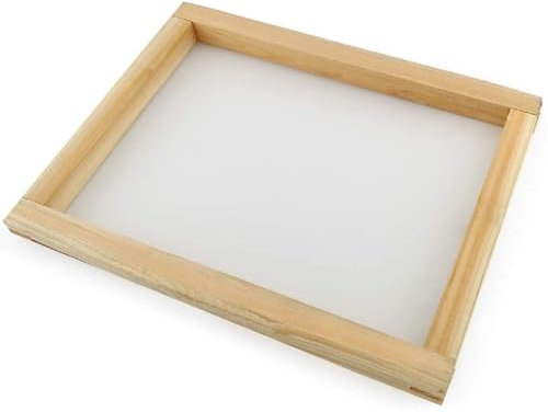 Siebdruckrahmen, 25,4 x 35,6 cm, Siebdruckrahmen mit 110 weißen Maschen für Siebdruck