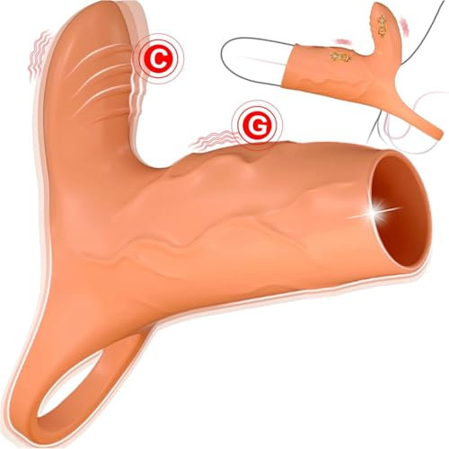 Sexytoysys Coppia Anello Vibrante per Lei e Lui, Sex Toys Uomo Clitoride Femminile Anelli Pene Uomini in Erezione con 10 Modalità di Vibrazione, Vibratore per Uomo Guaina Fallica per Pene