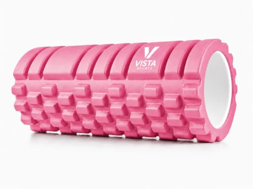 Foam Roller for Deep Tissue Muscle Massage Trigger Point Muscles Enhance Recovery for Physical Therapy and Rehab (Pink)