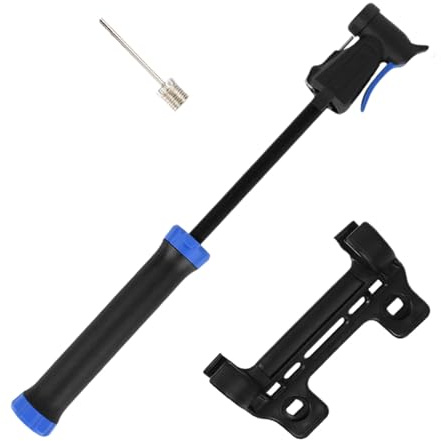 Pompe À Vélo Portable,Pompe Manuelle Compacte pour Gonflage | Manuelle Légère pour VTT Route Scooter Randonnée
