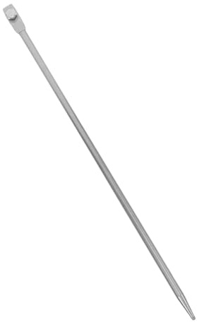 POPETPOP Tige de Mise à la Terre Galvanisée 12X500 MM Piquet de Fondation en Fer pour Usage Extérieur Broche de Terre pour Générateurs et Antennes Haute Conductivité et Résistance aux