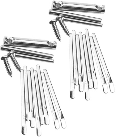 Levemolo Kalimba de Pulgar Miniatura 8 Teclas DIY sin Terminar, 2 Juegos, Piano de Dedo para Principiantes y Adultos, Instrumento Musical Portátil para Aprendizaje y Ocio