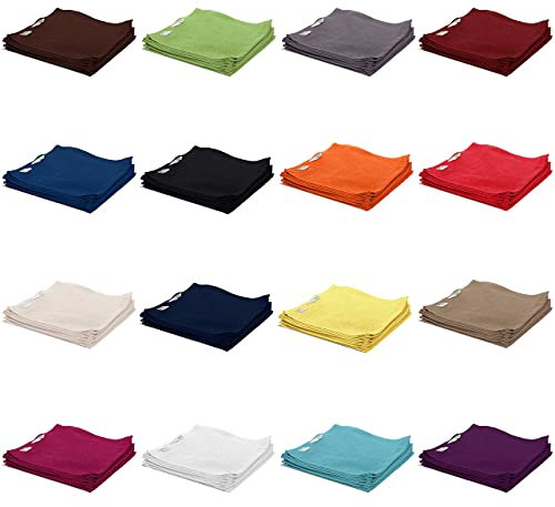 AR Line 10er Pack Seiftücher/Seiflappen 30x30 cm 100% Baumwolle 500 g/m², in Farbe: Apfelgrün