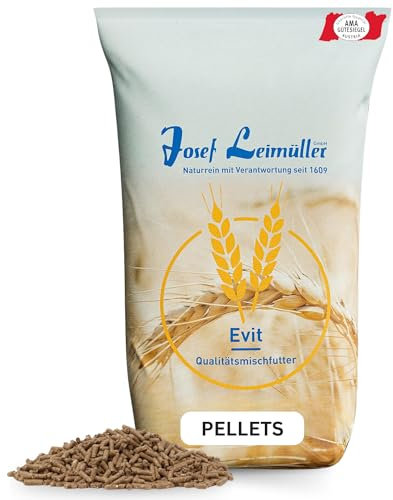 Leimüller Schaffutter & Ziegenfutter Pellets 25 kg - Futter für Schafe, Ziegen und Lämmer – Beliebtes Schafsfutter & Ziegen Futter - 100% gentechnikfrei und mehrfach gereinigt
