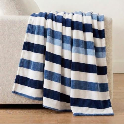 Nautica - Soft Queen Size Blanket for Bed & Couch, Cozy Bedding