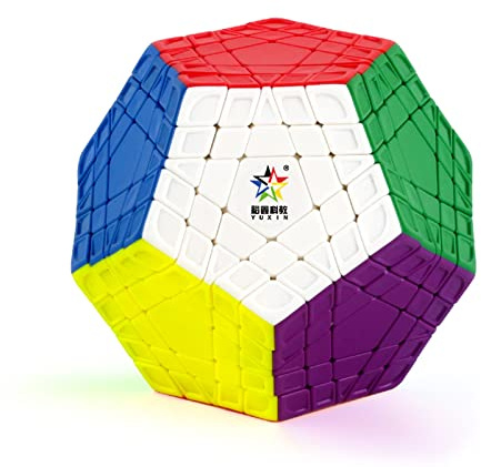 Cuberspeed Yuxin gigaminx stickerless 12 Sided Cube 5x5 Layer Speed Cube Gigaminx 5x5 Puzzle Cube