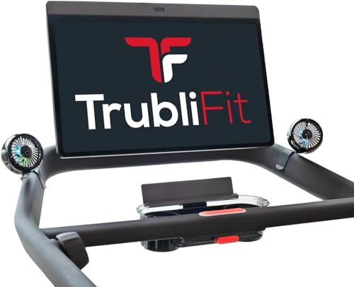 TrubliFit Double Ventilateur pour Tapis Roulant Peloton – Accessoires pour Tapis de Course Peloton – Ne Convient Pas à Tread+ – Pas de Charge nécessaire (Peloton Tread)