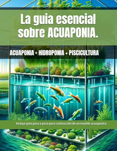 La guia esencial sobre ACUAPONIA. Guia paso a paso para la construcción de un mueble de ACUAPONIA: ACUAPONIA = HIDROPONIA + PISCICULTURA