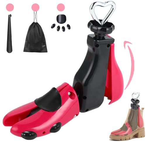 Satauko Boot Shoe Stretcher for Women, Shoe Tree Expander Men Stretch Width & Length, Adjustable Unisex Boot Wide Feet, Leather Boot Widener for Wide Feet (1 Piece, Women size 6-11, Men's 5-9.5)