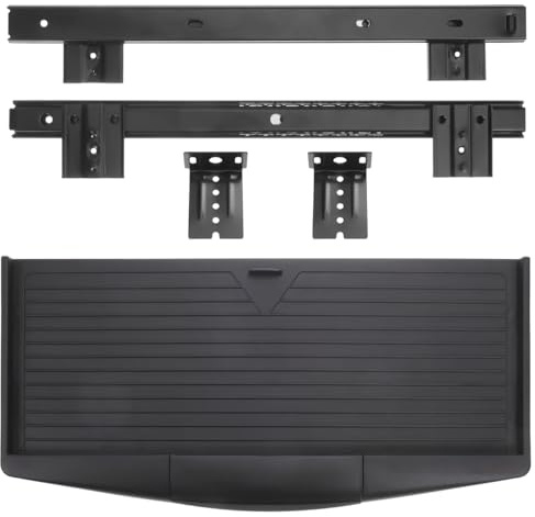 Sewroro Keyboard Tray Under Desk Pull Out Keyboard and Mouse Tray Slide-Out Platform Computer Drawer for Typing Keyboard Drawer Tray for Home Office